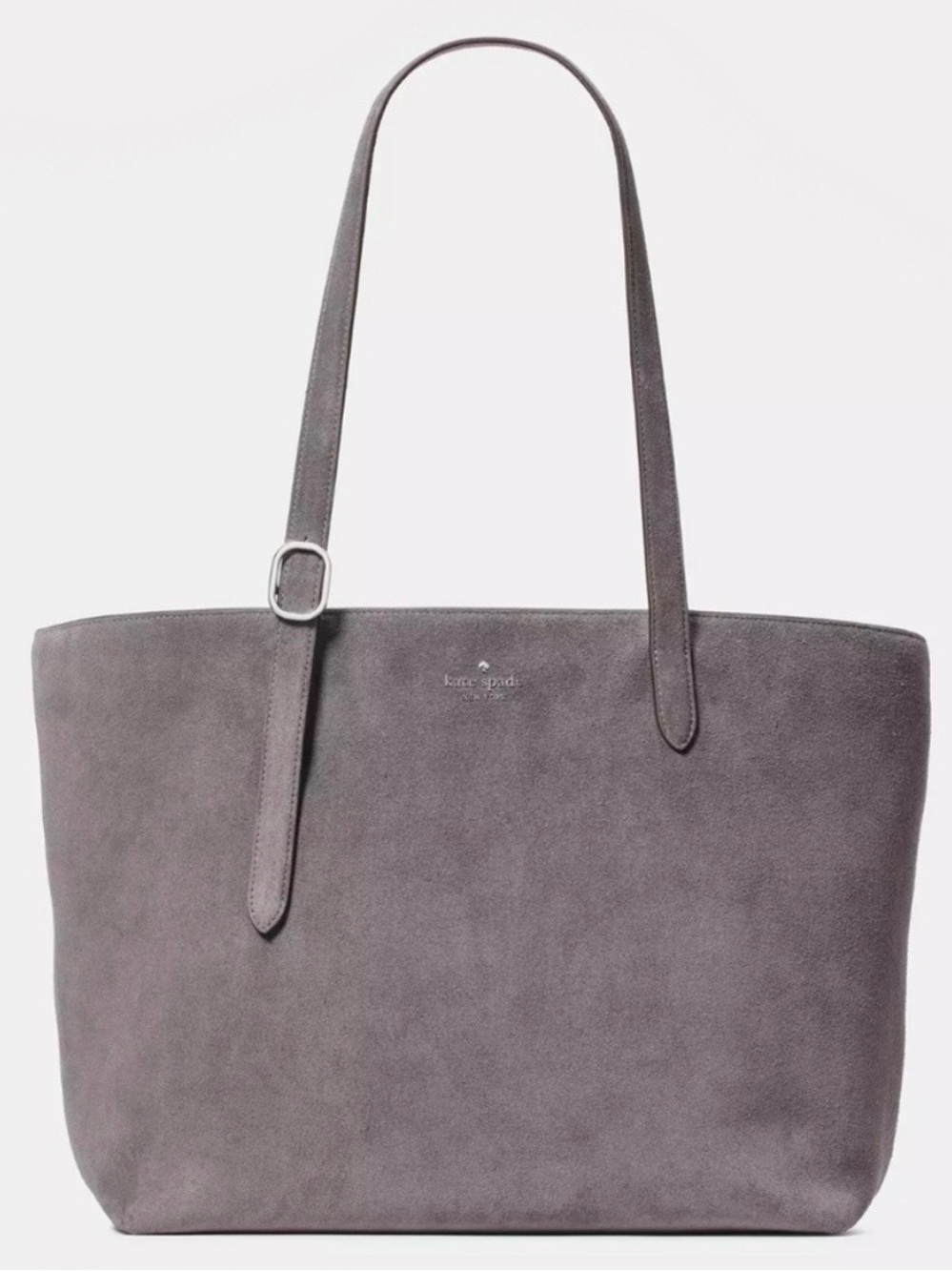 kate spade Gray Suede Tote Bag